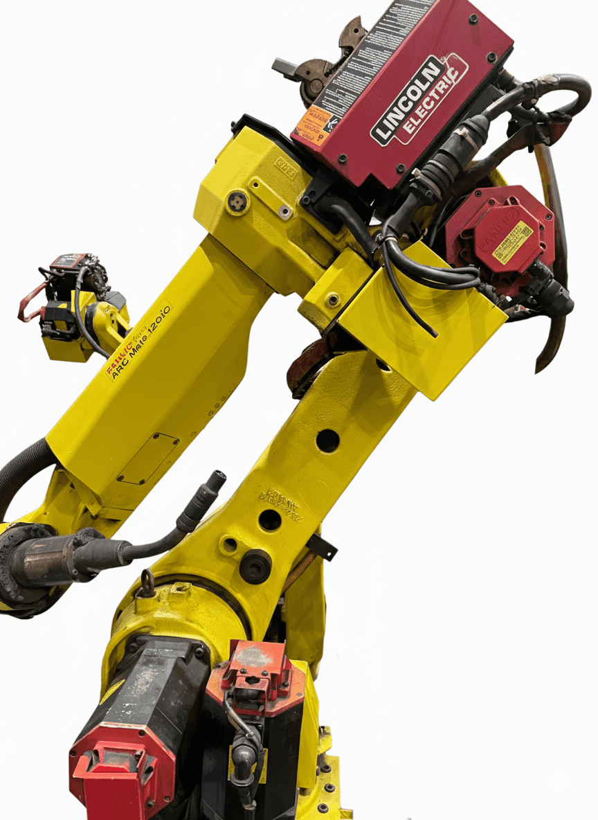 FANUC FANUC ARC Mate 120iC Welding Robot – R-30iA Controller – Lincoln i400 Weld Pack - good condition, located in Ontario, Canada